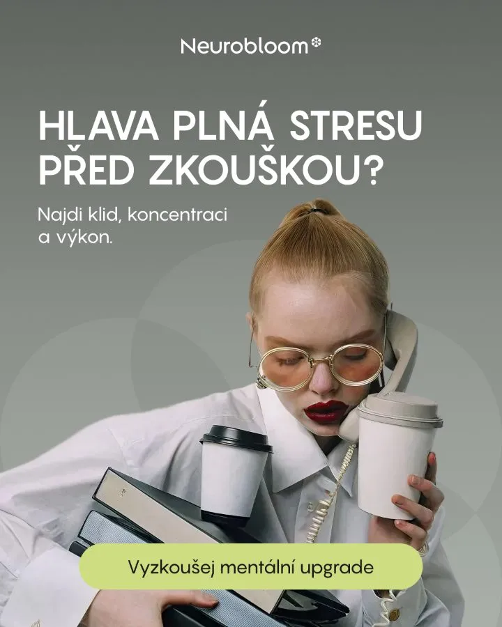 Neurobloom — Hlava plná stresu před zkouškou?